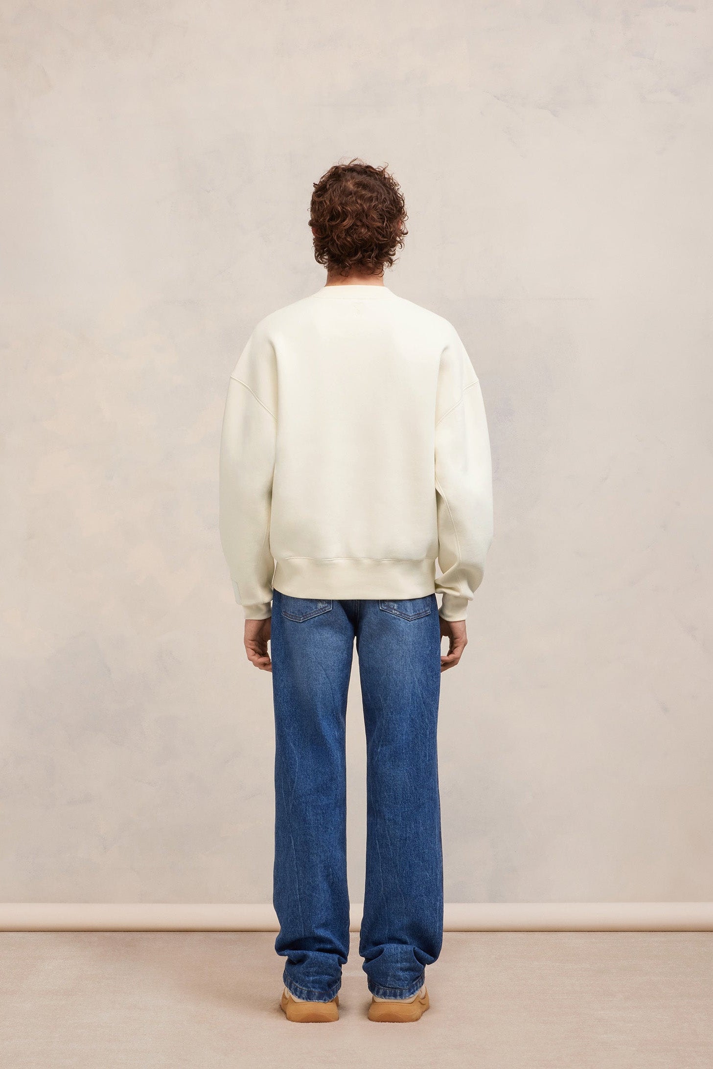Sweatshirt  Ami Alexandre Mattiussi - Ivory