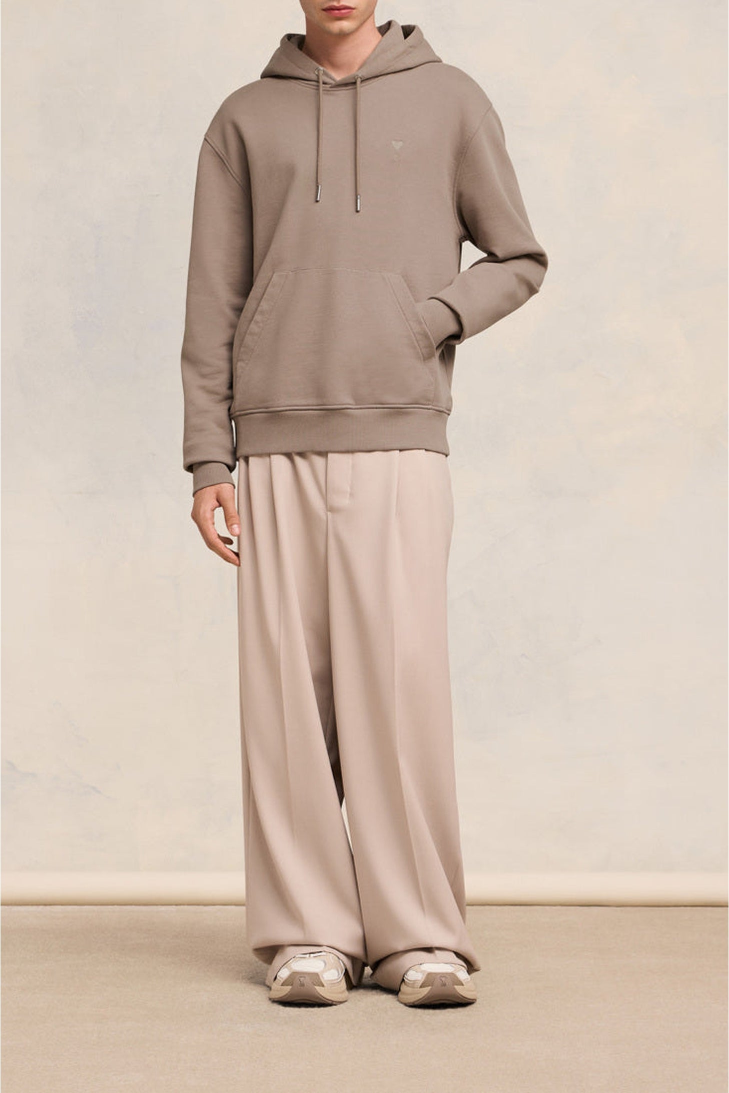 Sweat à capuche Ami de Cœur - Light Taupe