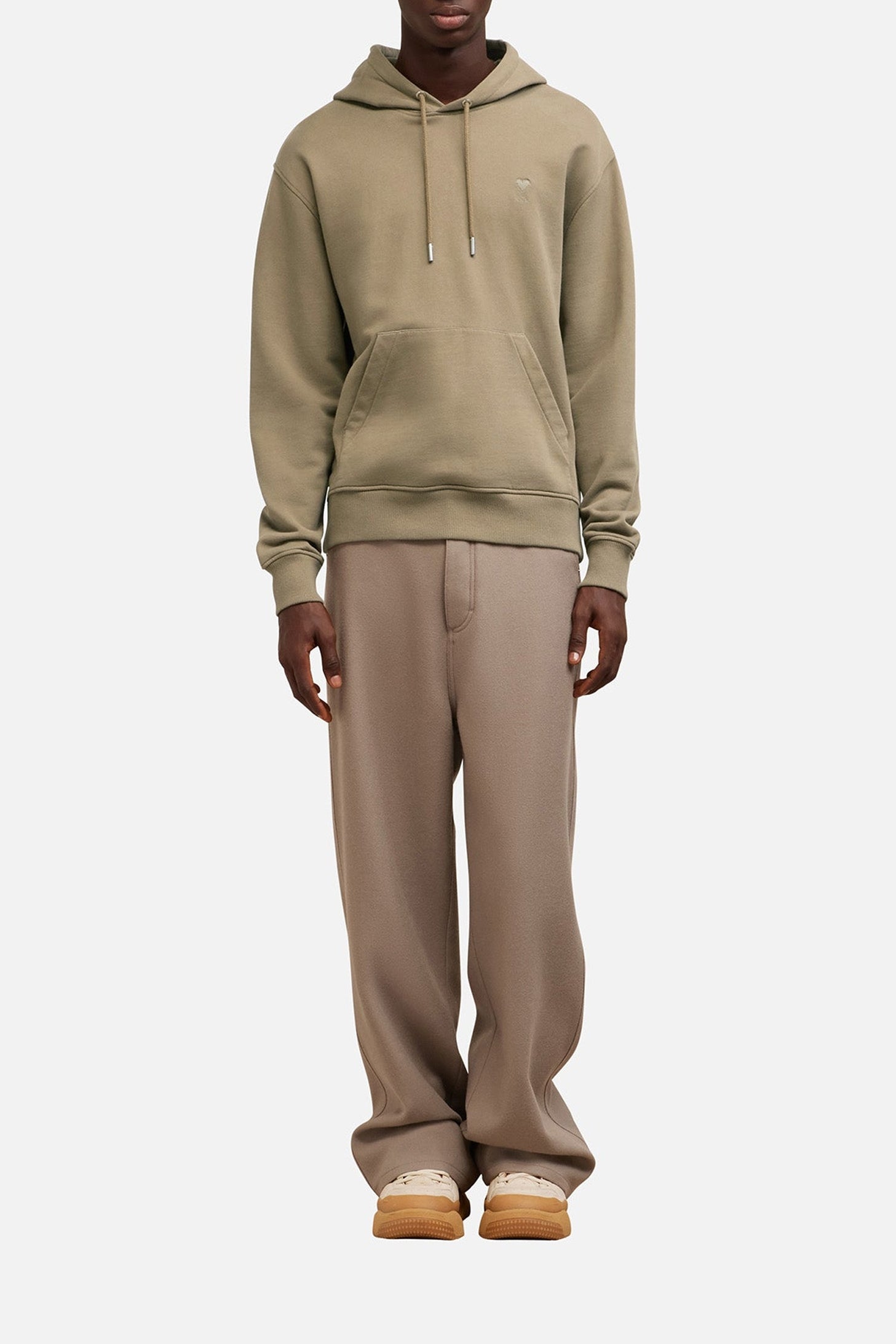 Sweat à capuche Ami de Cœur - Taupe