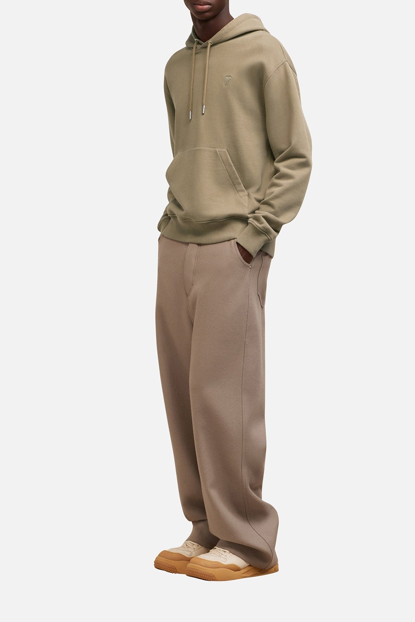 Sweat à capuche Ami de Cœur - Taupe