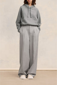 Sweat à capuche court Ami de Cœur - Heather Grey