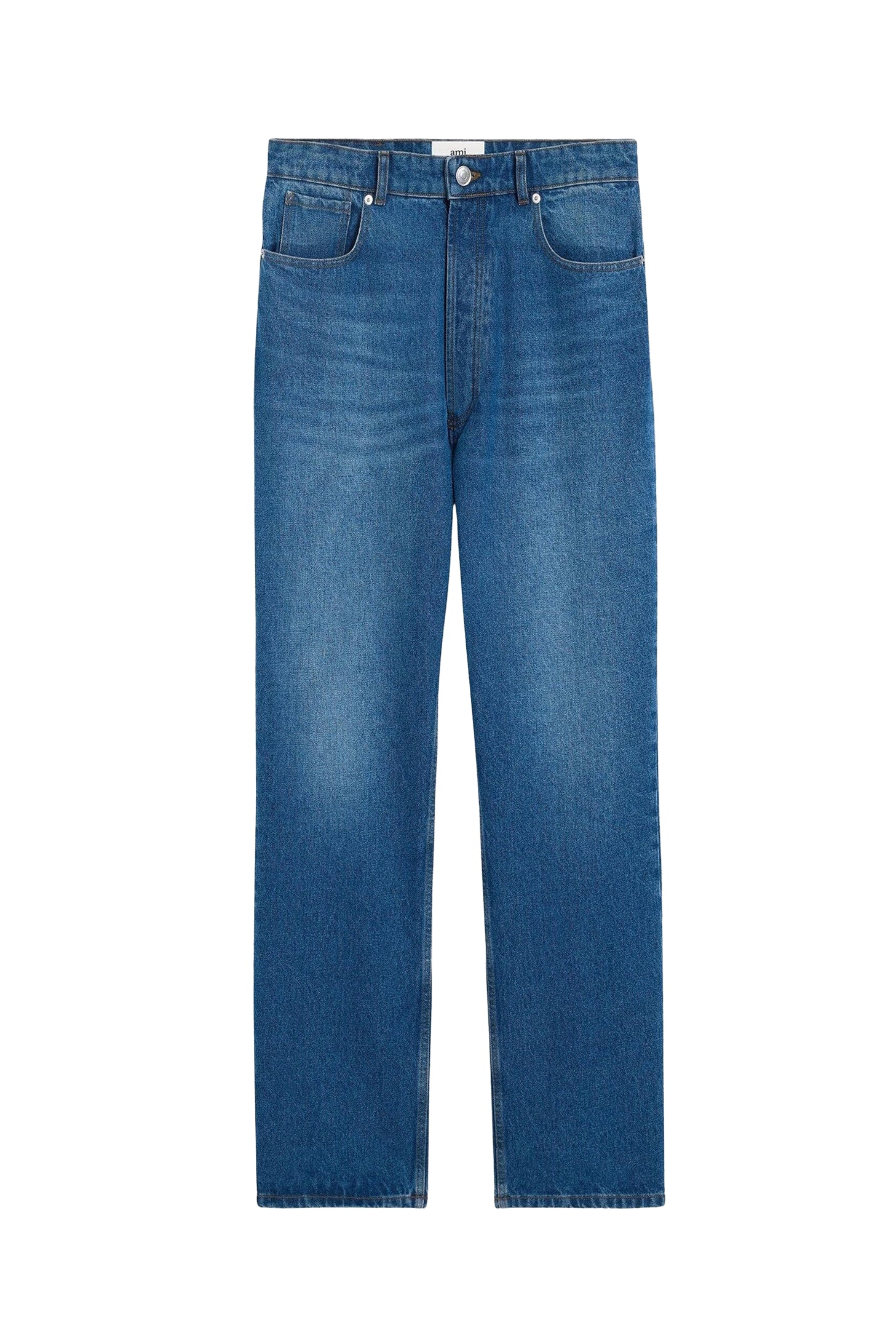 Pantalon loose en denim délavé - Used Blue