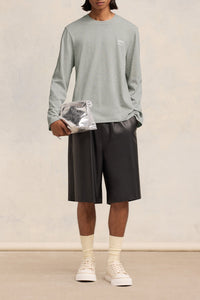 T-shirt manches longues Ami Alexandre Mattiussi - Heather Ash Grey