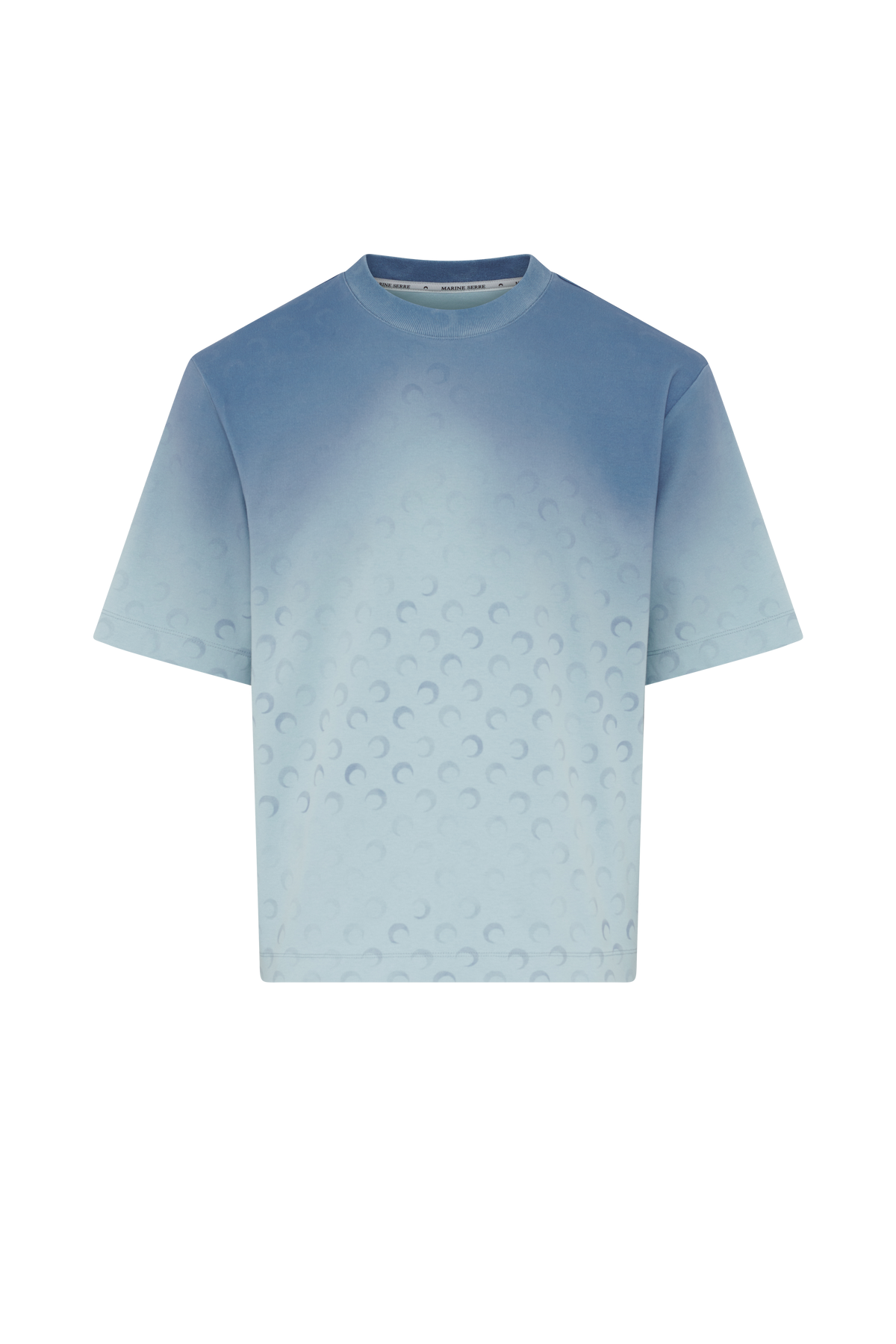 Moon Faded Jersey Relaxed T-Shirt - Bleu