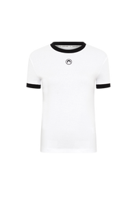 Moon Logo Bicolor Jersey Baby Fit T-Shir - Multicolore