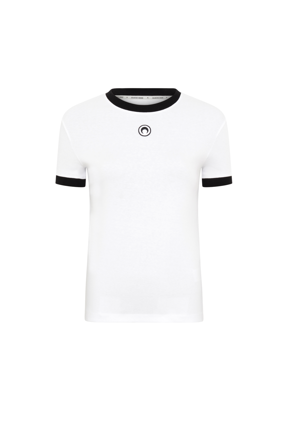 Moon Logo Bicolor Jersey Baby Fit T-Shir - Multicolore