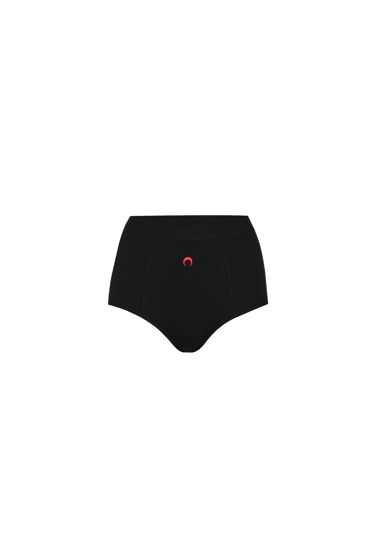 Culotte côtelée en coton - Black