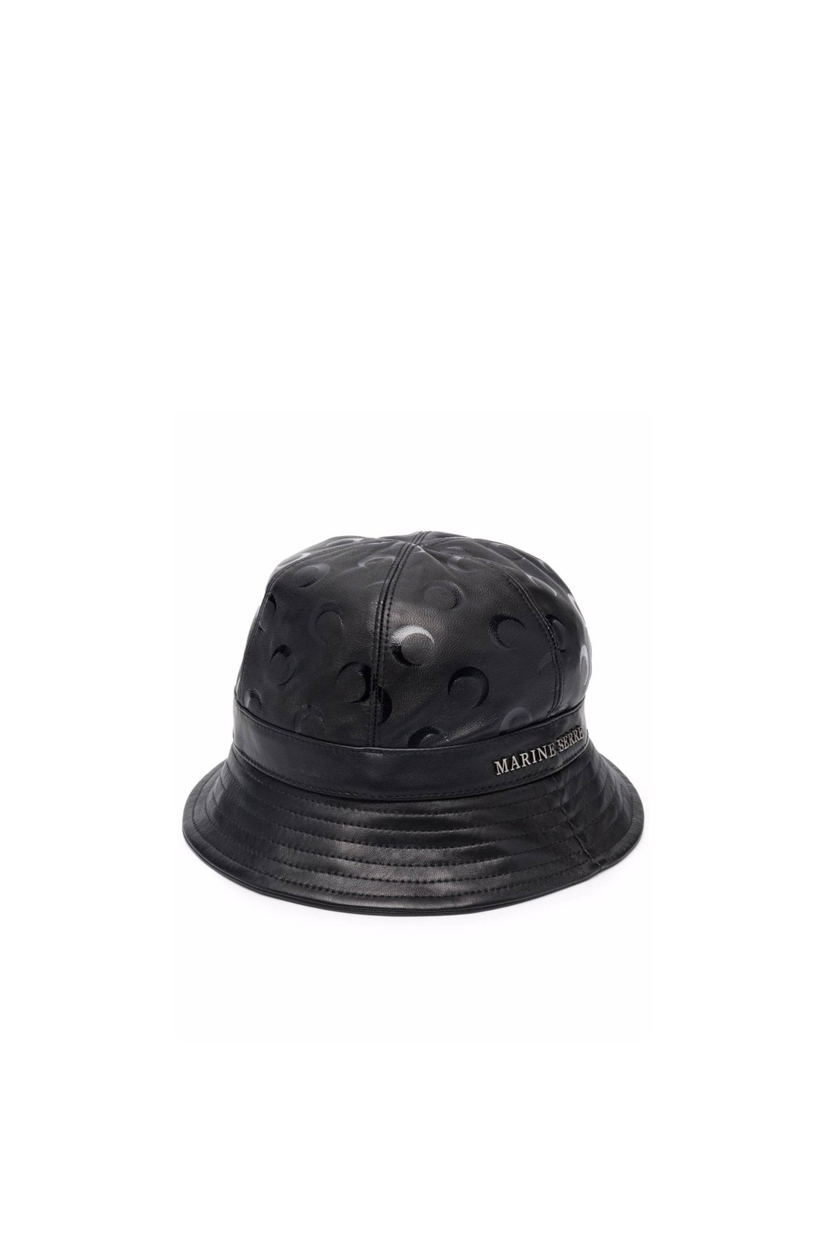 Bob en cuir Moon Upcyclé unisex - Black