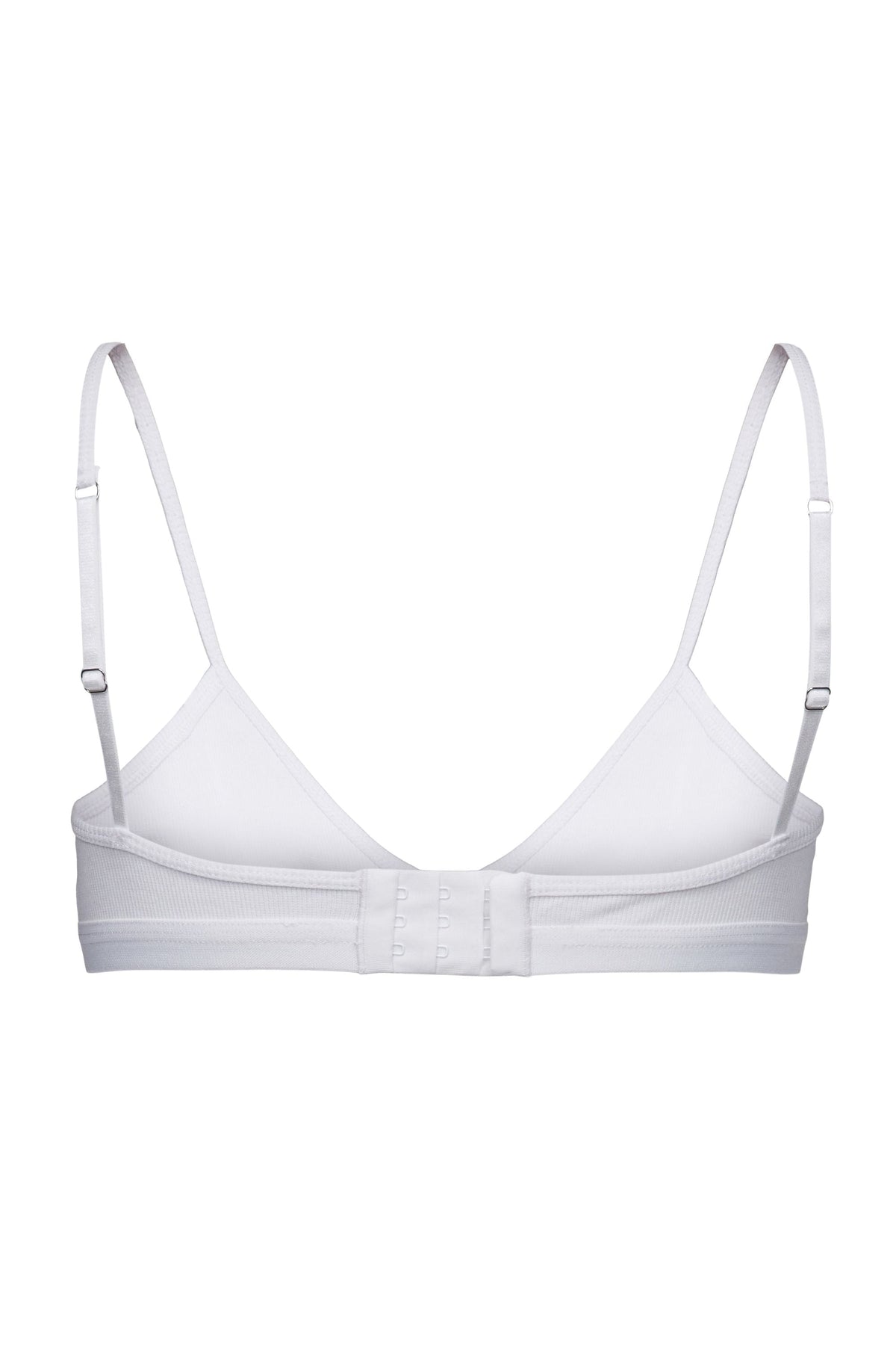 Soutien-gorge Moon en coton côtelé - White