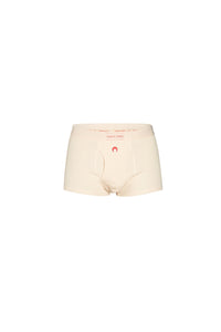 Boxer côtelé en coton - Broken White