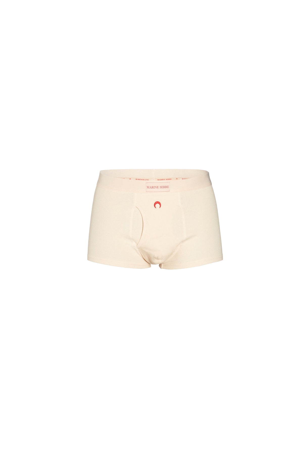 Boxer côtelé en coton - Broken White