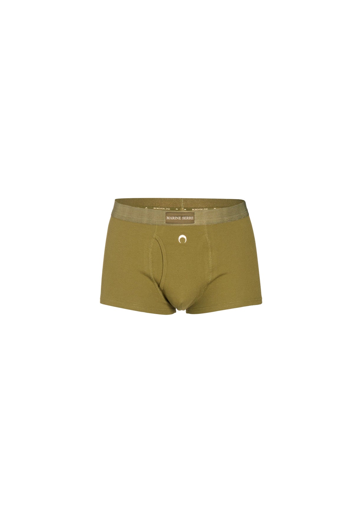 Boxer côtelé en coton - Green