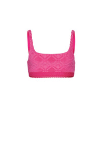 PRIX MARQUE : 35€_Fuschia Jacquard Top - Fuschia Jacquard