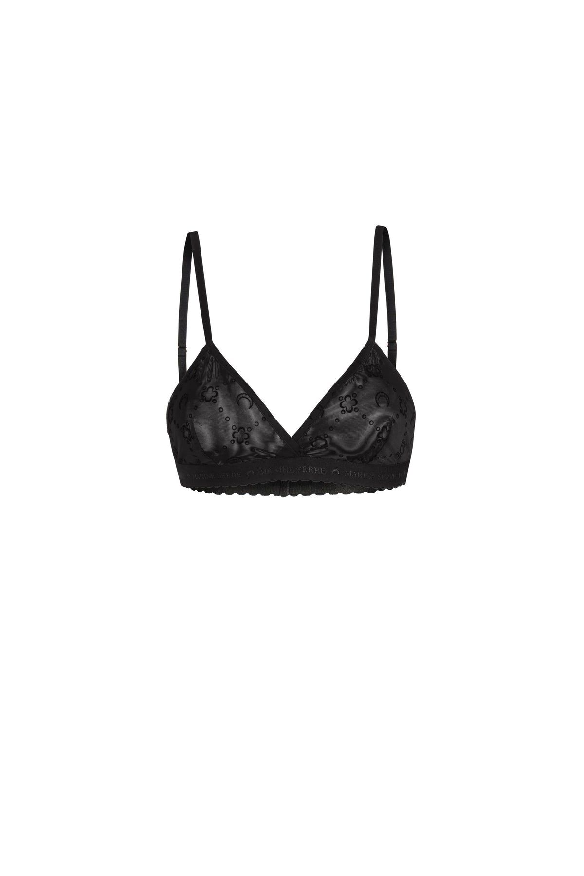 SOUTIEN-GORGE MESH FLOCK MOONOGRAM