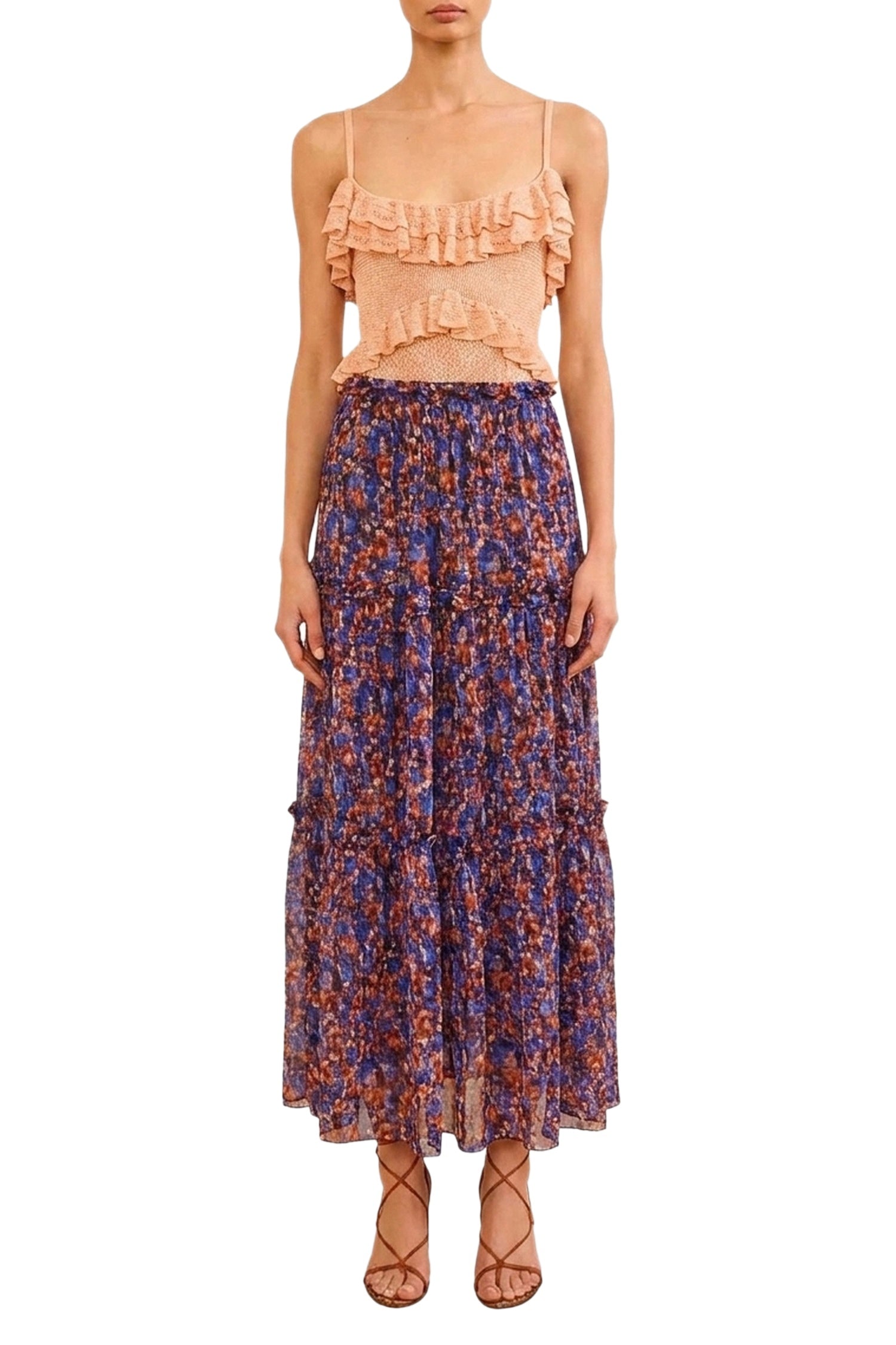 Virginie Silk Skirt