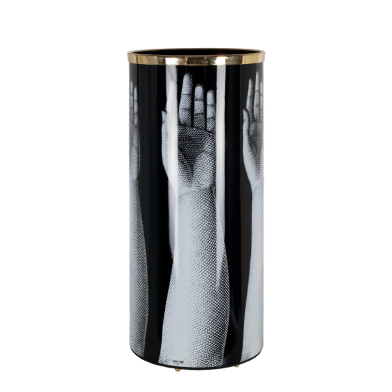 Mani umbrella stand - Black & White