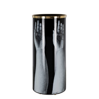 Mani umbrella stand - Black & White