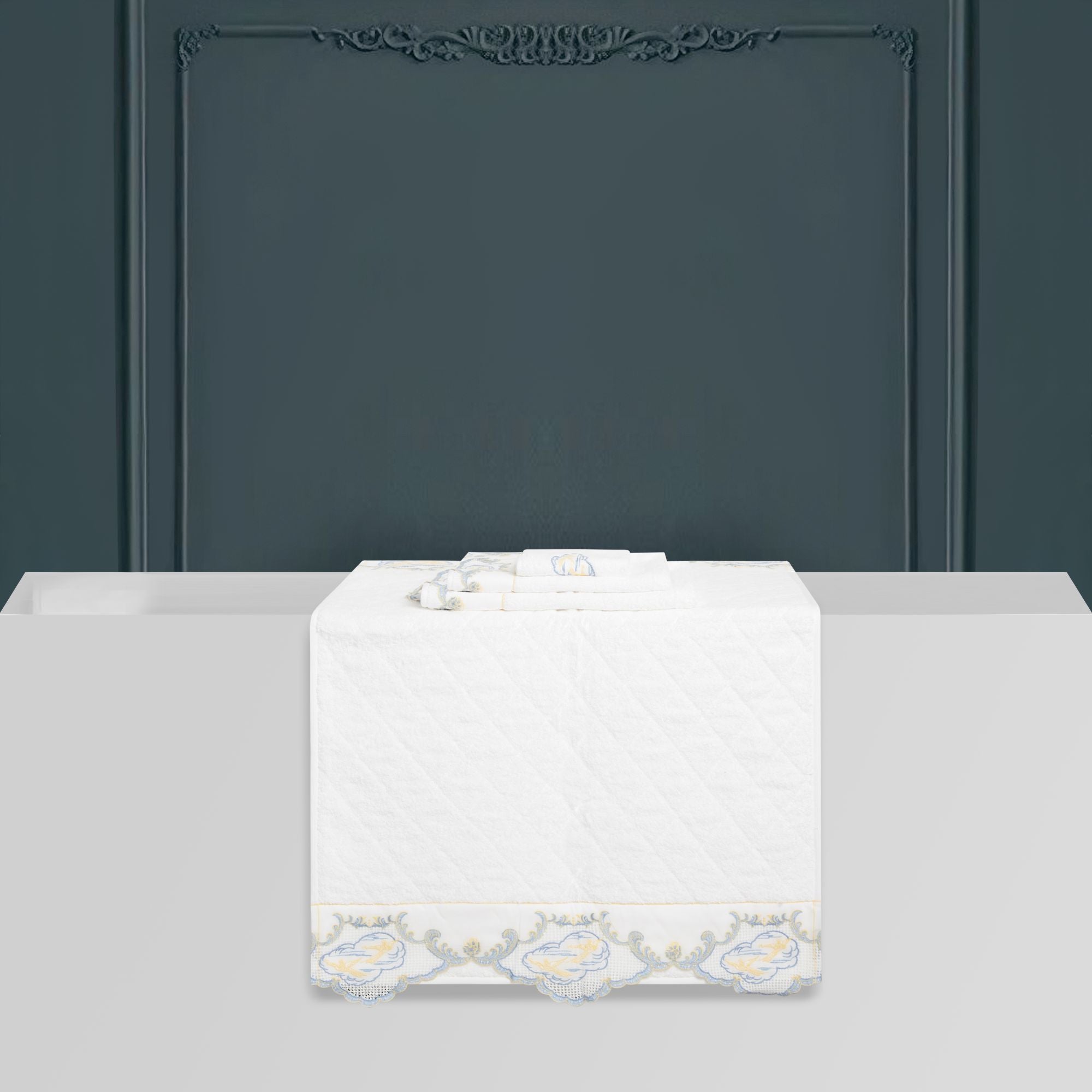 Bath universe Albertine - White & Blue