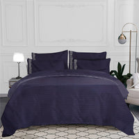 Taie d'oreiller Néréides en satin de coton - Gris Bleuté