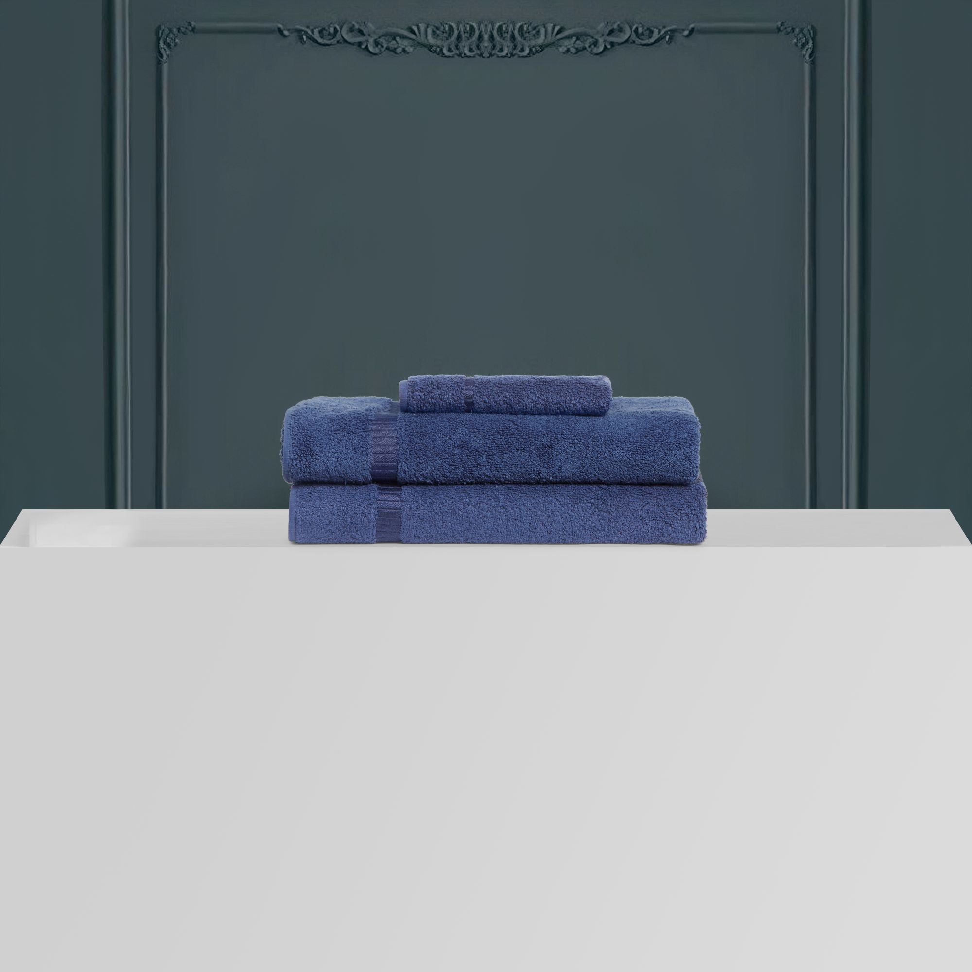 Univers de bain Uni - Bleu Marine
