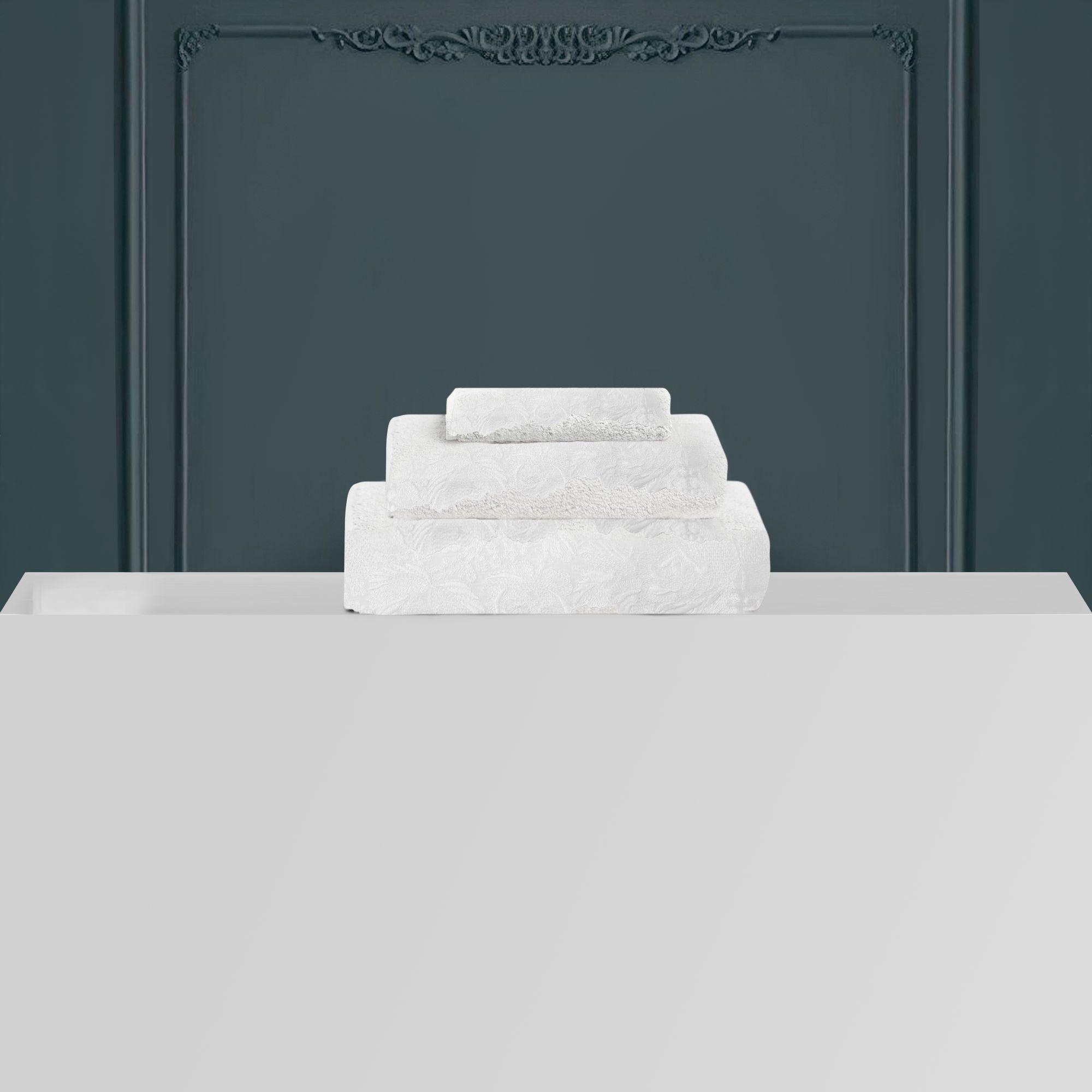 Univers de bain Grand Siècle - Blanc Ton sur Ton