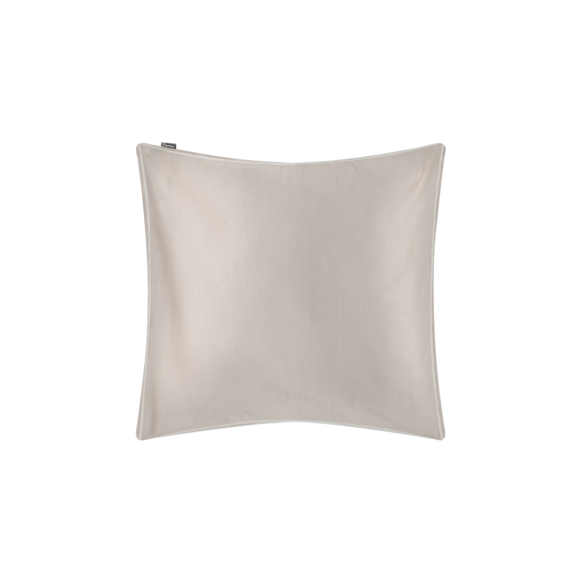 Taie d'oreiller Uni en satin de coton - Taupe