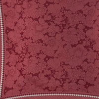 Janis bed linen set in cotton voile - Bordeaux, Black & Shell