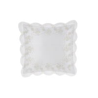 Parure de lit Divine en voile de coton - Blanc & White Gold