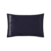 Taie d'oreiller Néréides en satin de coton - Gris Bleuté