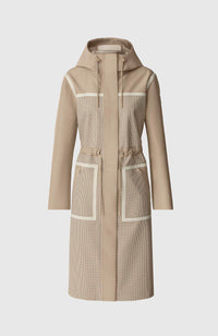 Light Camel-Cream Ladies Rainwear Coat