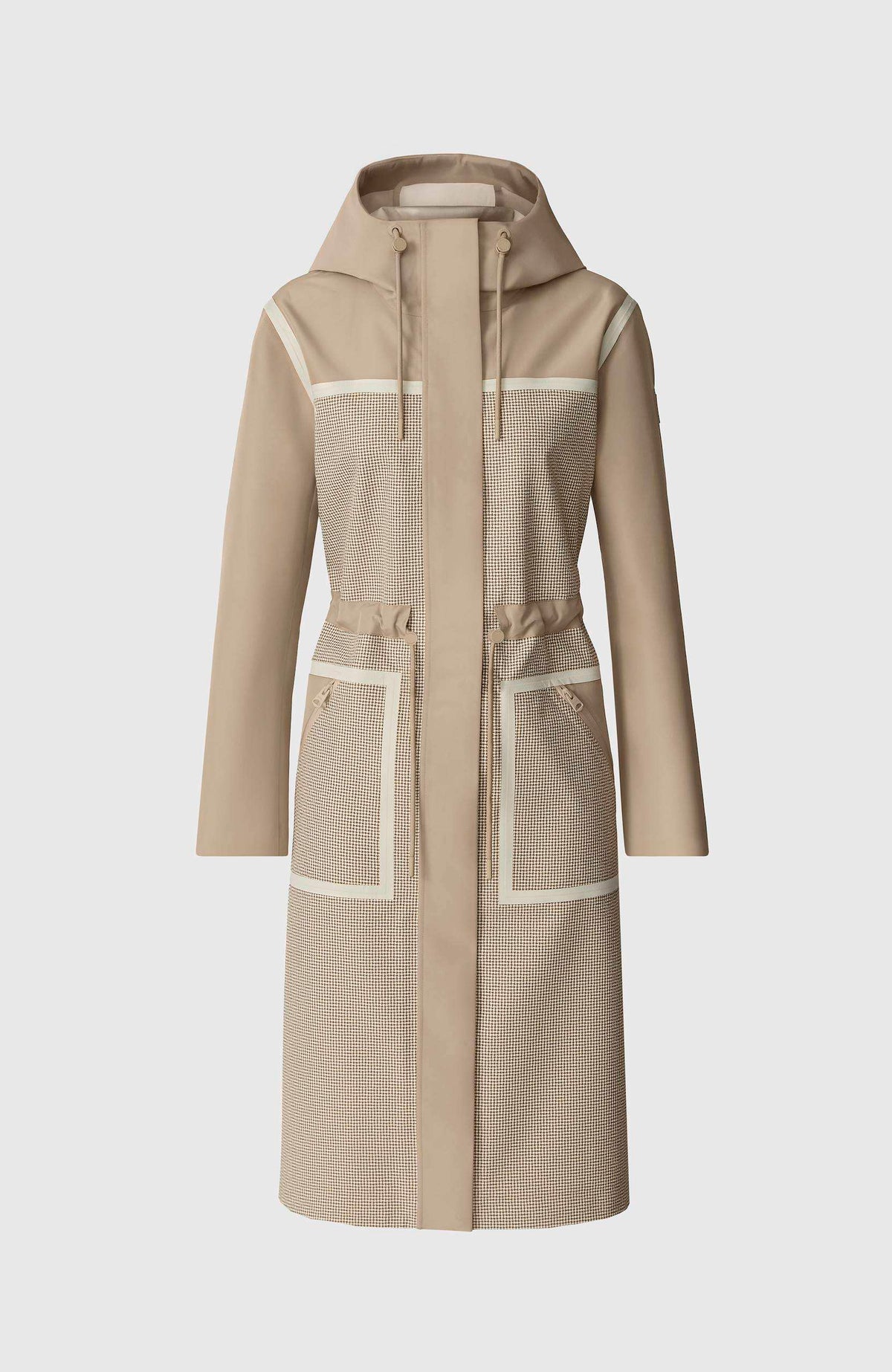 Light Camel-Cream Ladies Rainwear Coat