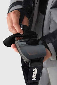 Reflective Men's Hooded Down Jacket