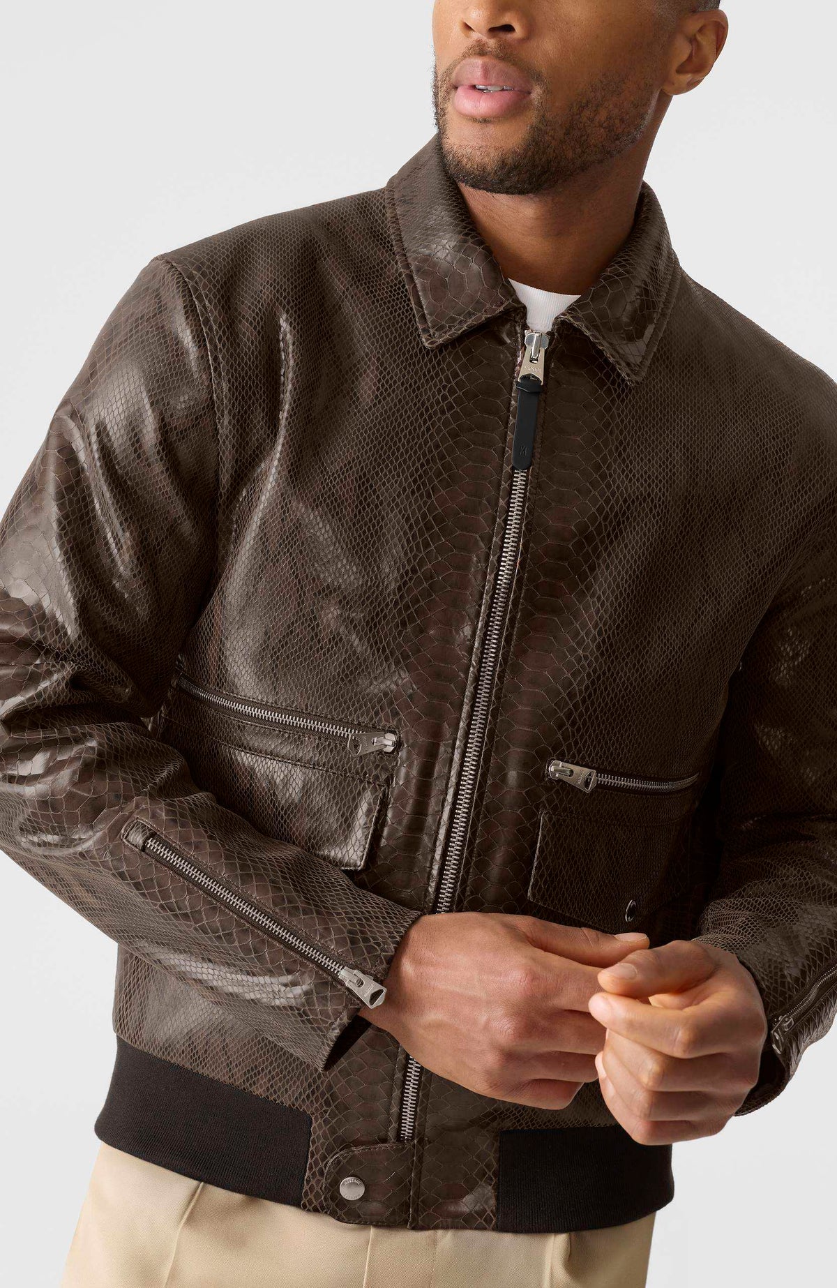 Umber Men's Zip Up Jacket