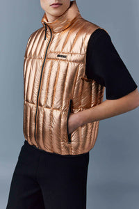 Rose Gold Men's light Down Vest