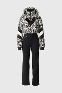 Black-White Ladies One Piece Ski Suit