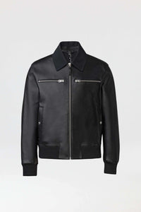 Black Men's Leather Jacket