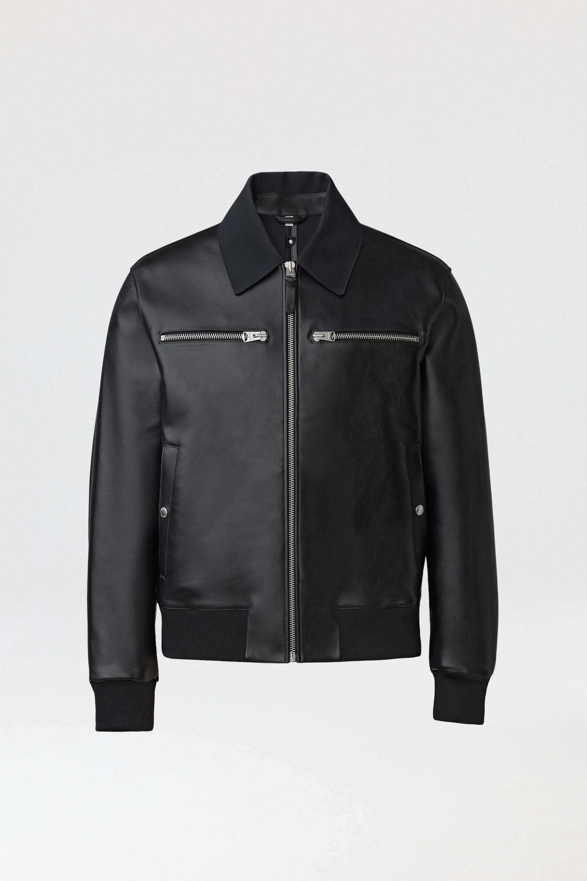 Black Men's Leather Jacket