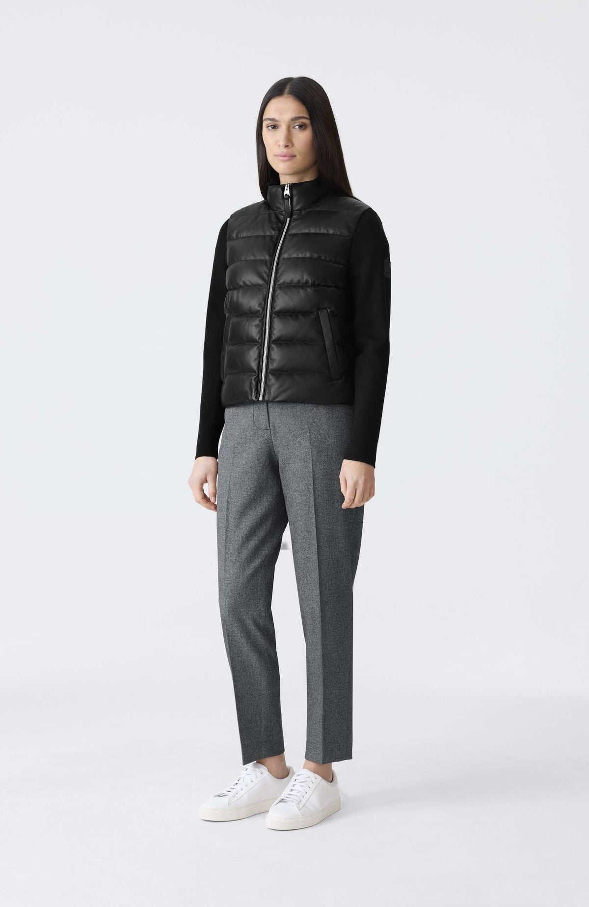 Black Ladies' suede jacket