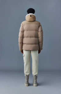 Camel Men's Hooded Down Jacket