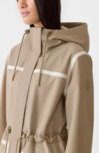 Light Camel-Cream Ladies Rainwear Coat