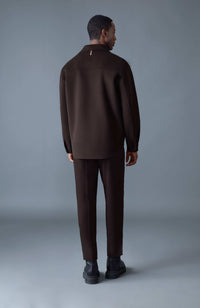 Coffee Men's Wool Jacket
