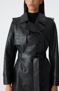 Black Ladies Leather coat