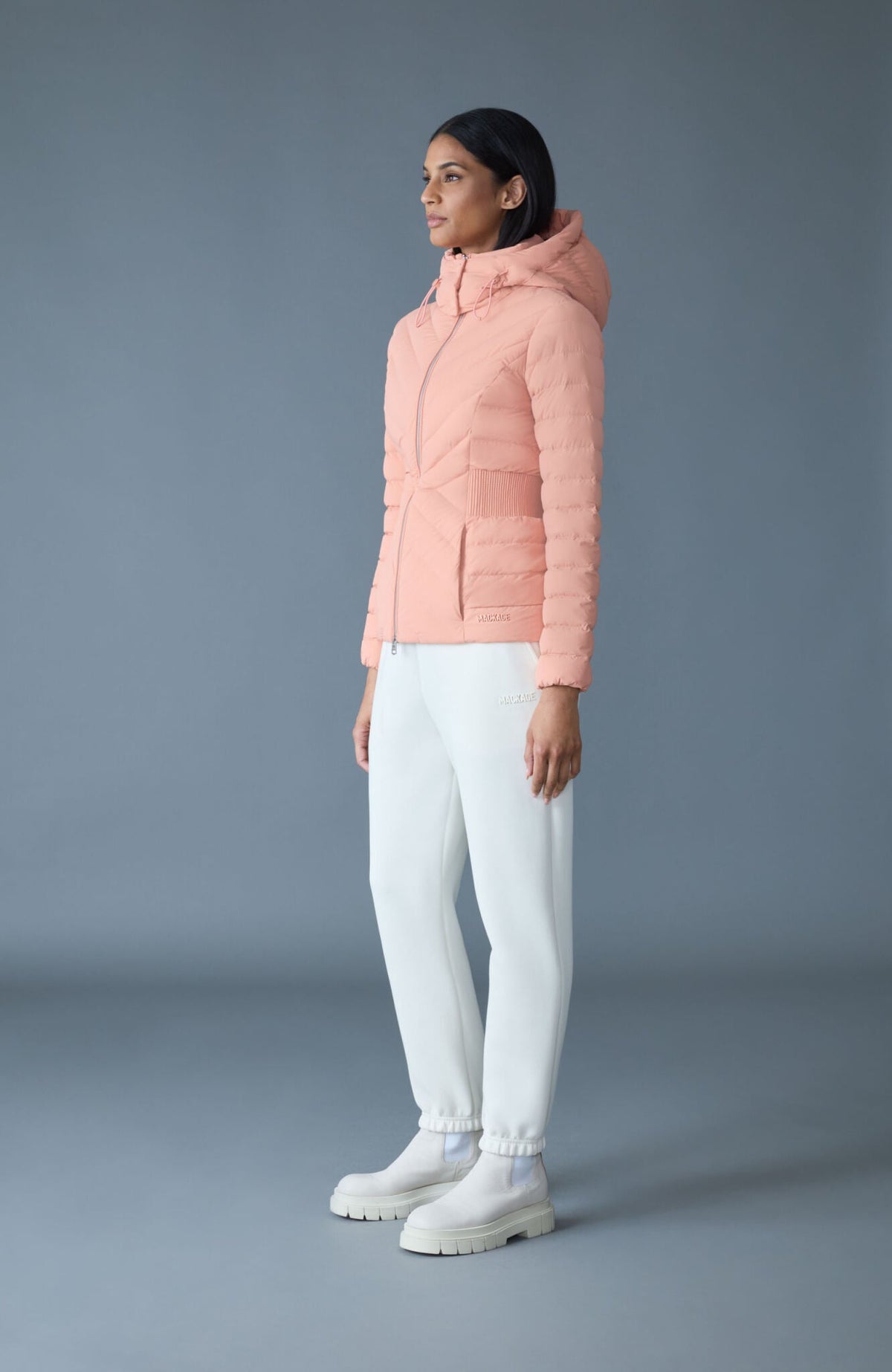 Muted Clay Ladies Light Down Jacket
