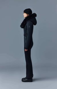 Black Ladies One Piece Ski Suit