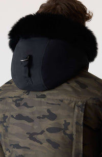 Army Men's Hooded Down Jacket