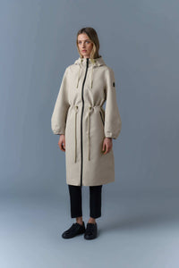 Trench-Celestial Blue Ladies Rainwear/ Rainproof Coat