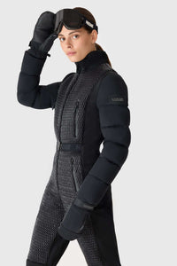 Black Ladies One Piece Ski Suit