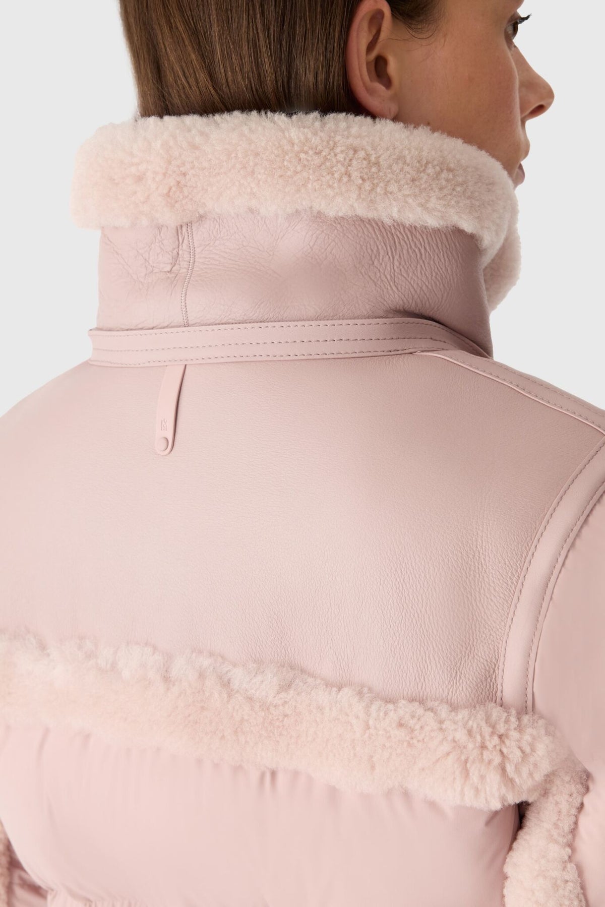 Sepia Rose-Sepia Rose Ladies Hooded MIxed Media Jacket