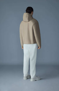 Light Camel-Cream Men's Rainwear/ Rainproof Jacket