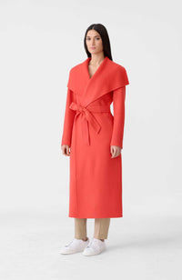 Papaya Ladies Belted Light Wool Coat